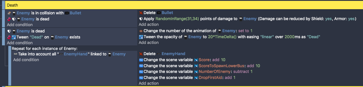 Enemy hand and enemy spawner problem - How do I...? - GDevelop Forum