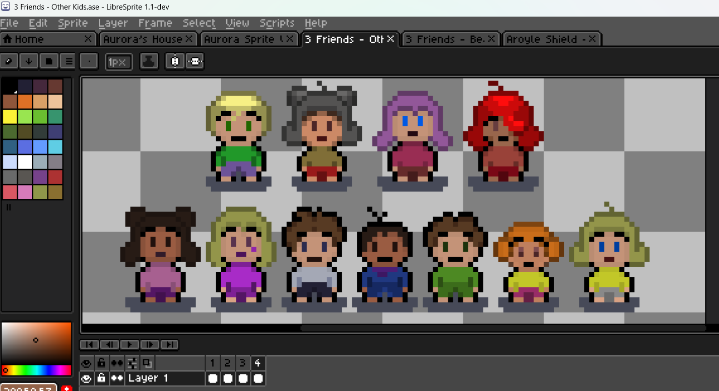 Some Characters I Made - Work in Progress - Devlog - GDevelop Forum