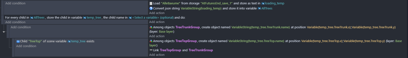 [Solved] Save/Load Linked Objects? - How do I...? - GDevelop Forum