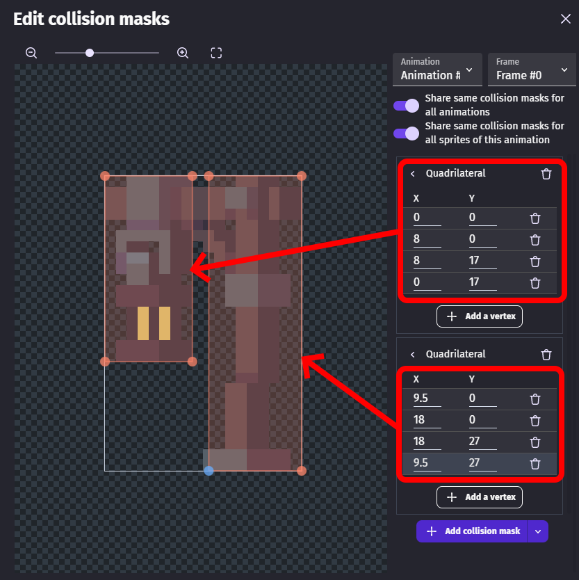 Collision detected way out of the collision box's boundaries - How do I ...