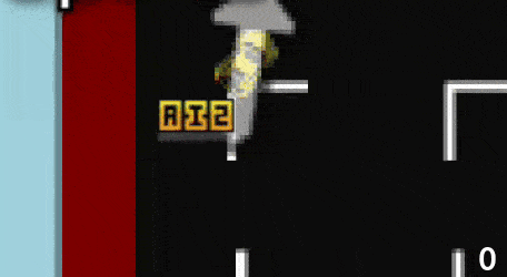 Bot doing a 360, flexing its abilities.
