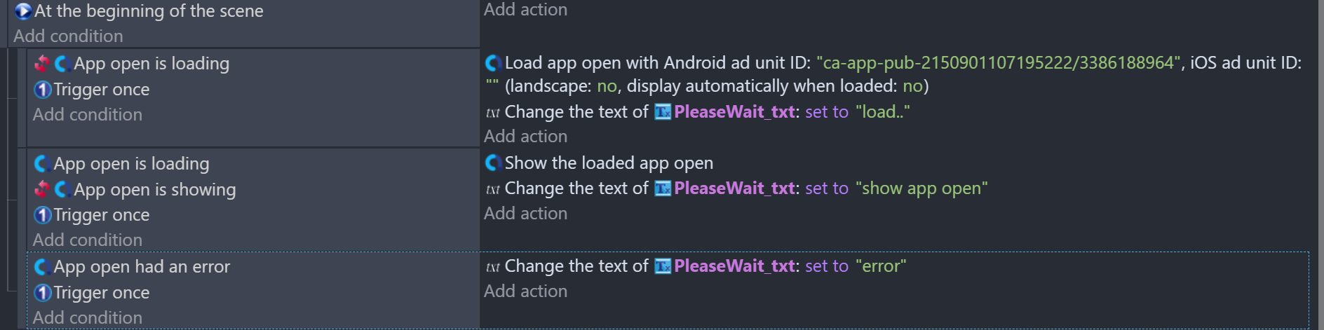 Admob / App open no preview in test mode - How do I...? - GDevelop Forum