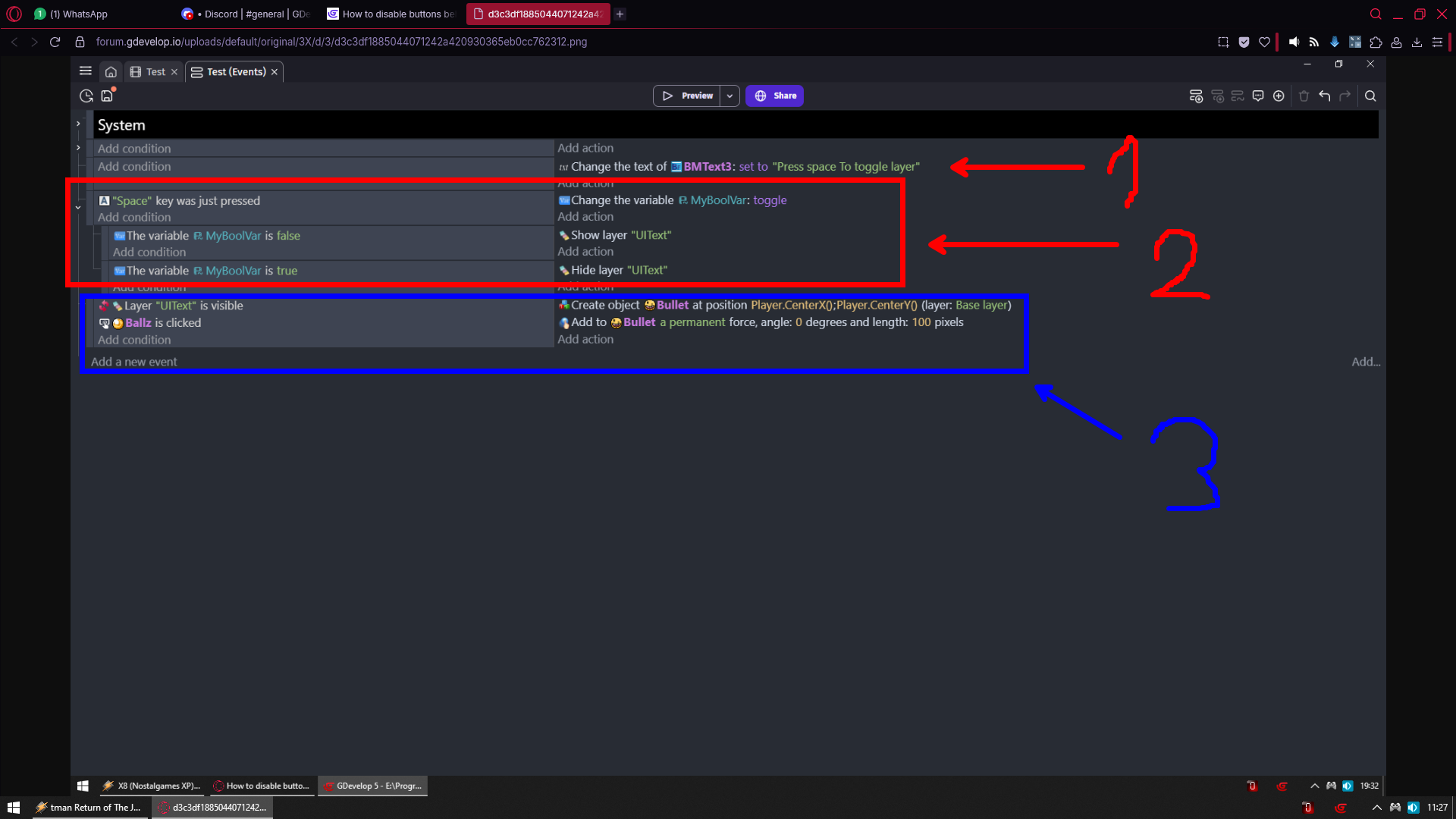 How to disable buttons behind a layer? - How do I...? - GDevelop Forum