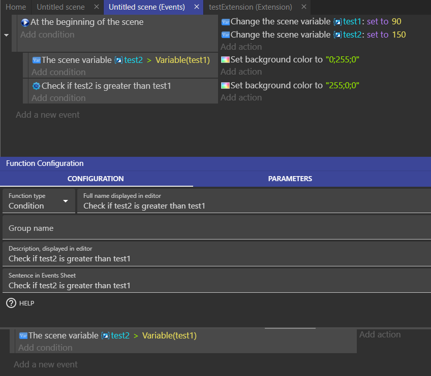 Function condition does not work - How do I...? - GDevelop Forum