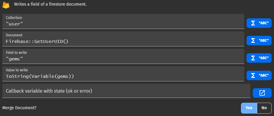 Firebase Unique data for each user - How do I...? - GDevelop Forum