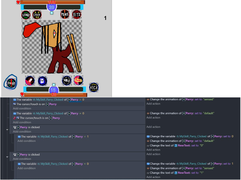 [Solved] I have problem with this button - How do I...? - GDevelop Forum