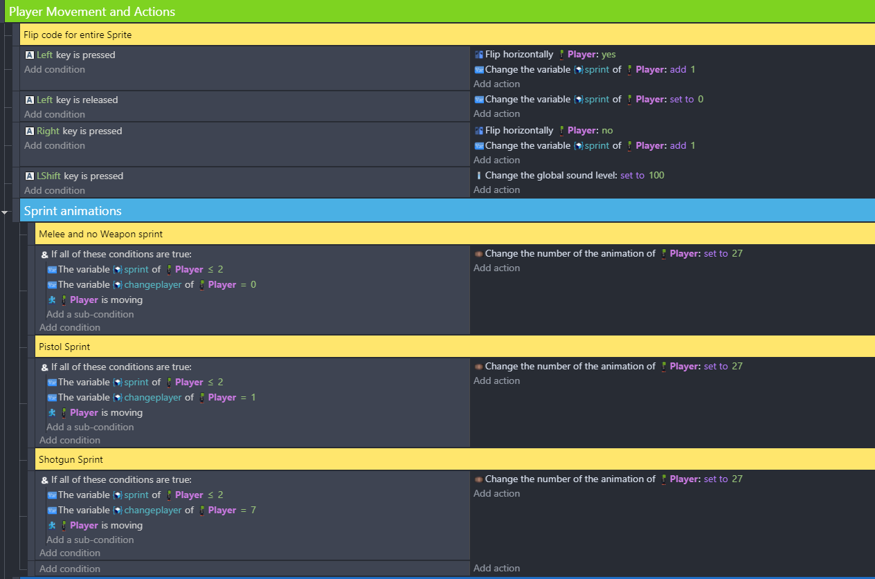 How Do I make a character sprint - How do I...? - GDevelop Forum