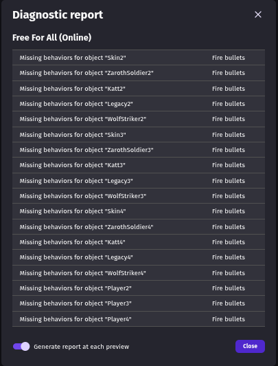 Bug with fire bullets - Bugs reports - GDevelop Forum