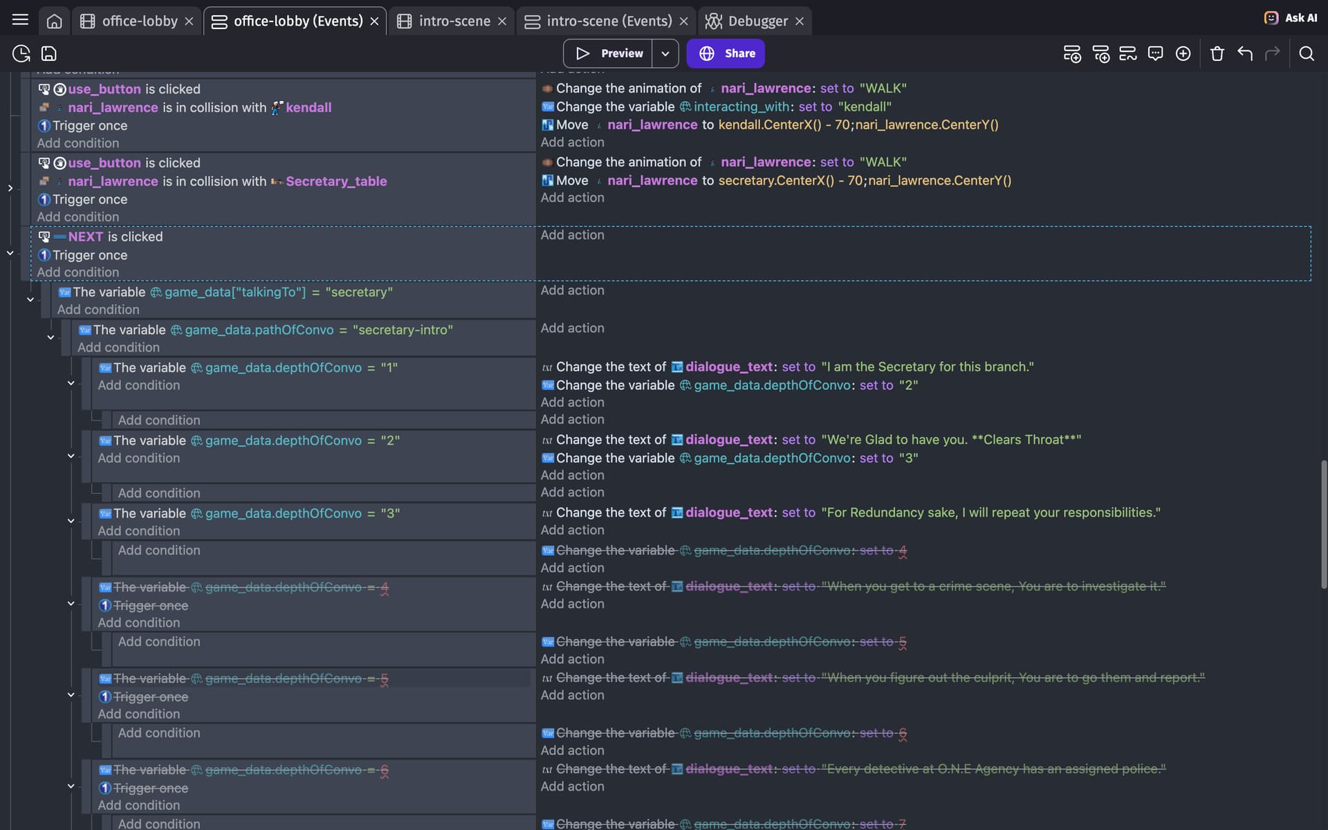 Logic not working - How do I...? - GDevelop Forum