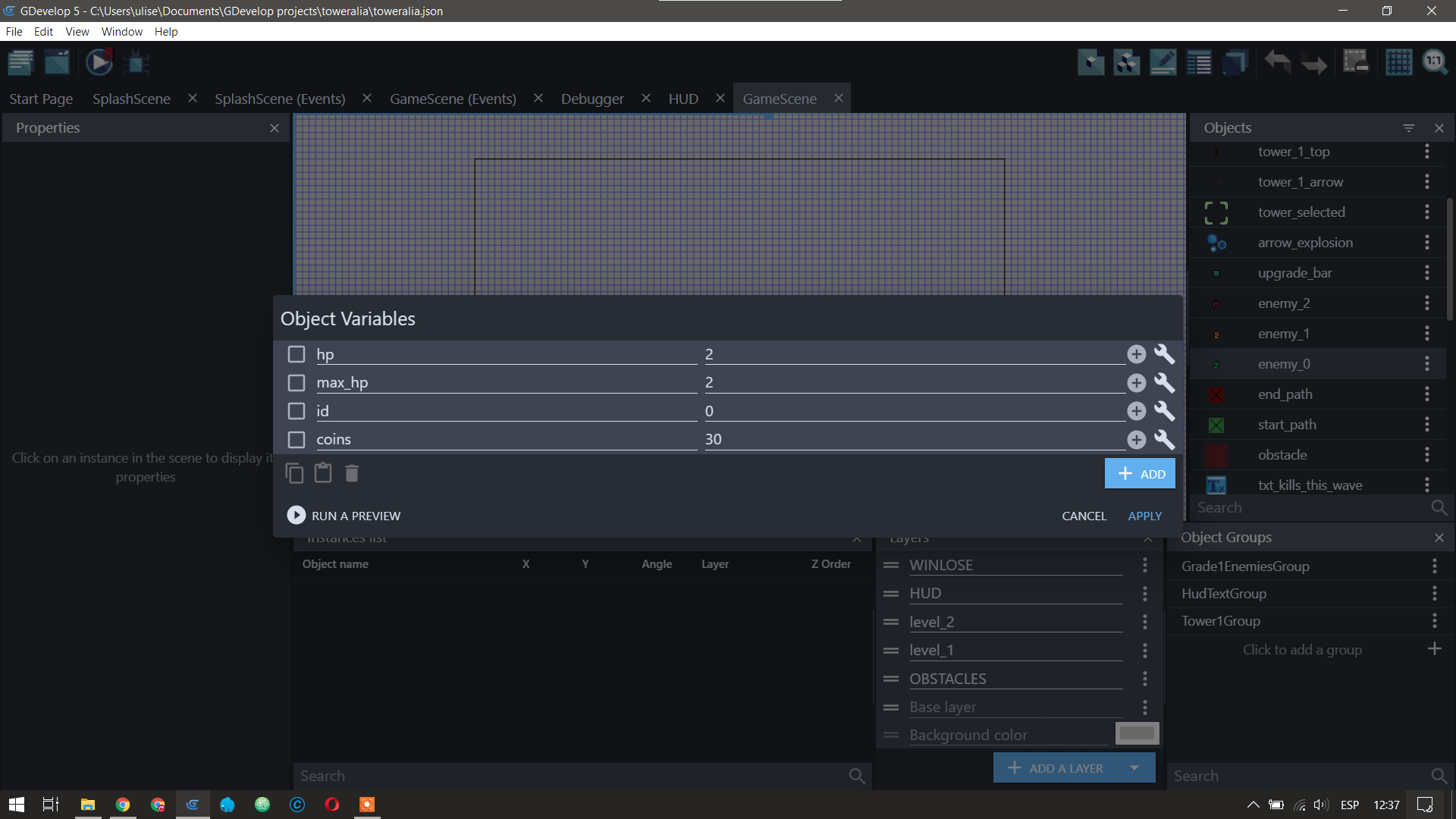 All my towers attack the same enemy why? - How do I...? - GDevelop Forum