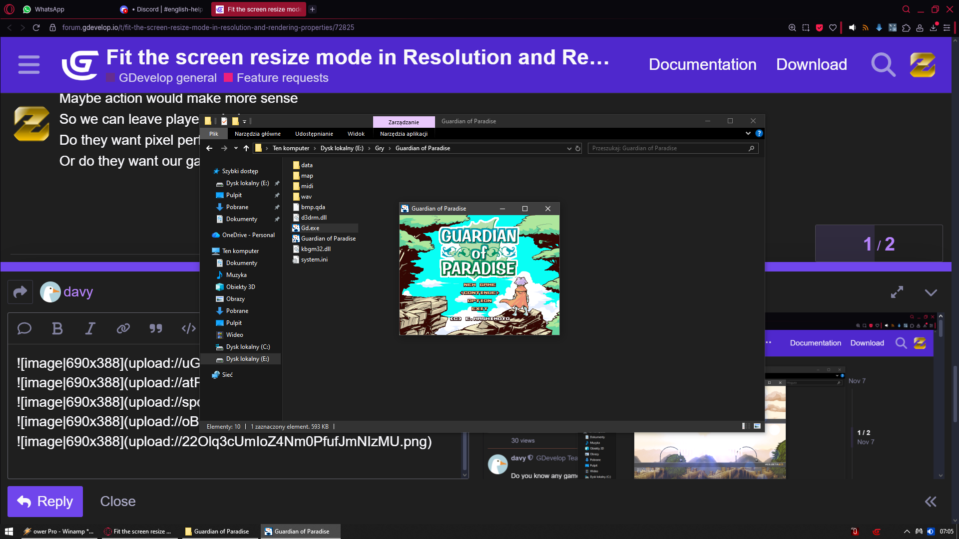 Fit the screen resize mode in Resolution and Rendering properties ...
