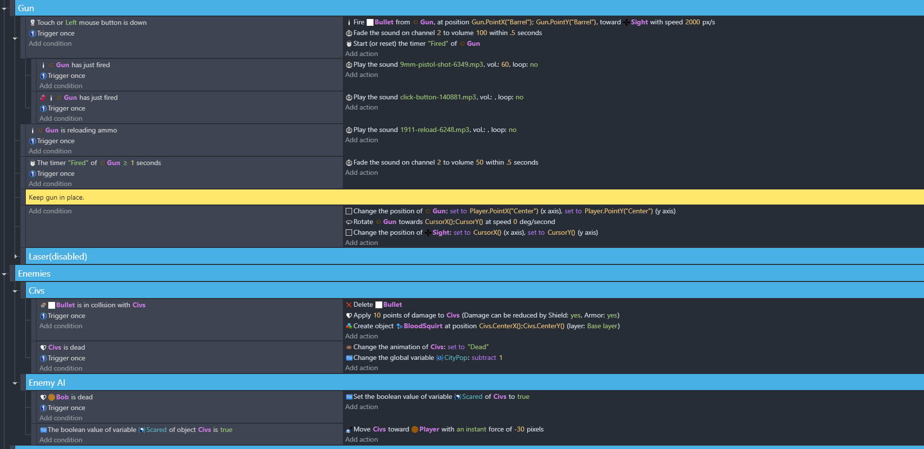 Help, please. Animation issue (Solved) - How do I...? - GDevelop Forum