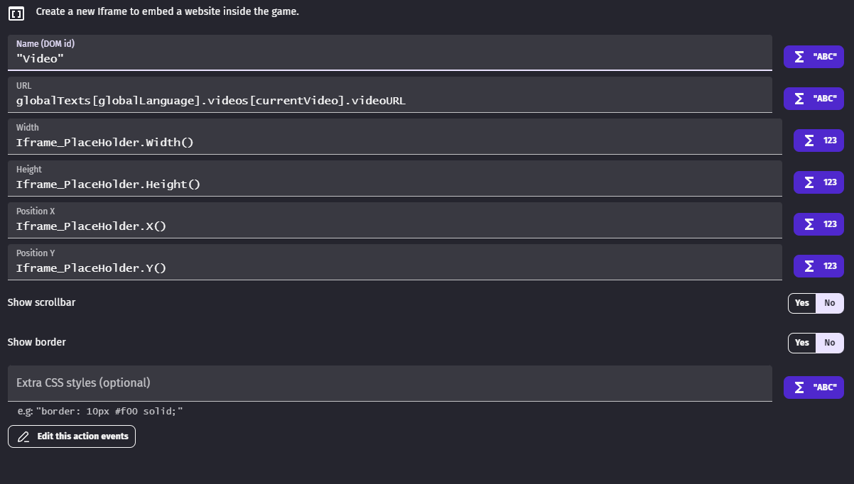 How to fix an Iframe Position? - How do I...? - GDevelop Forum