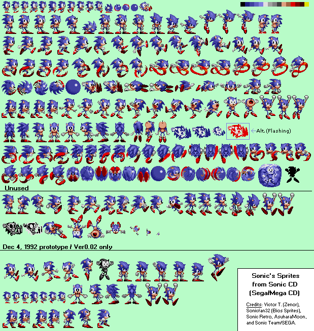 These edited Sonic 1 sprites are amazing! 