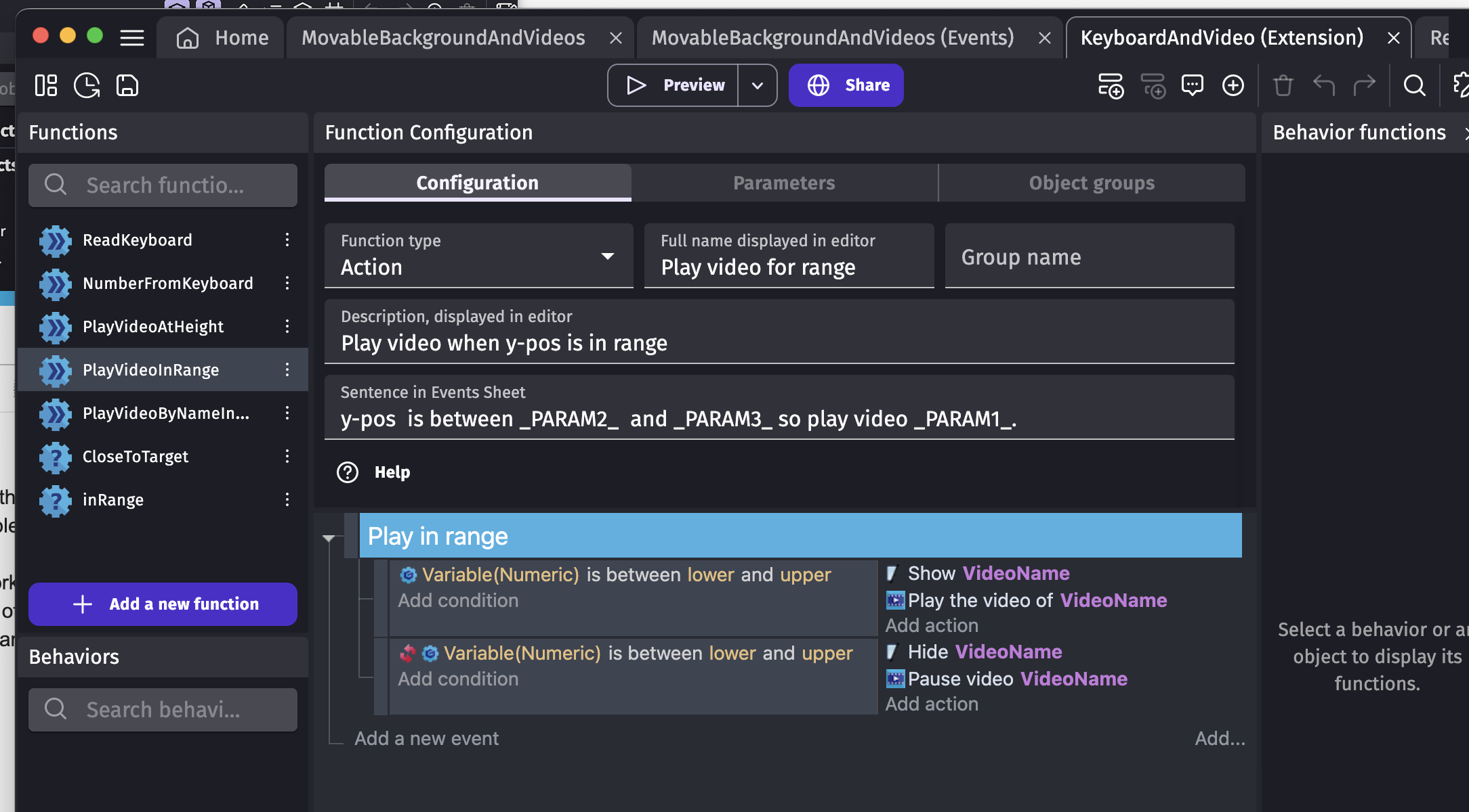 How i I create the object group that is needed by "Create an object ...