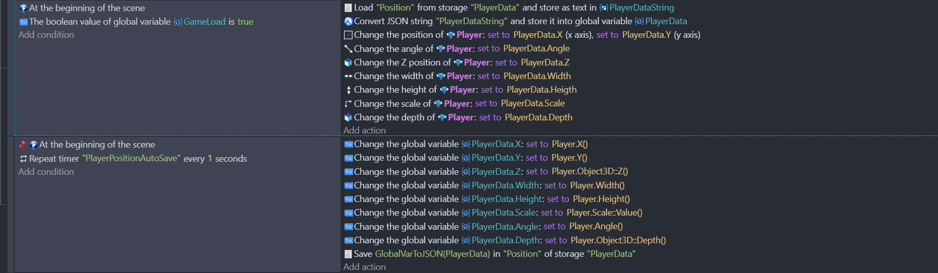 Problem with loading a Structure (Solved) - How do I...? - GDevelop Forum