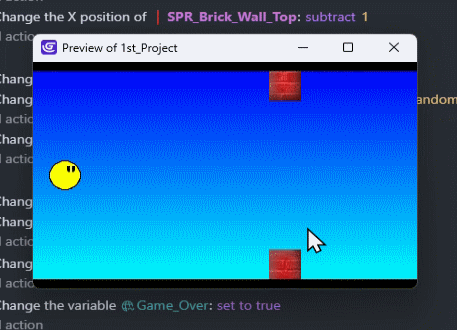 GDevelop_SpaceBetweenSprites