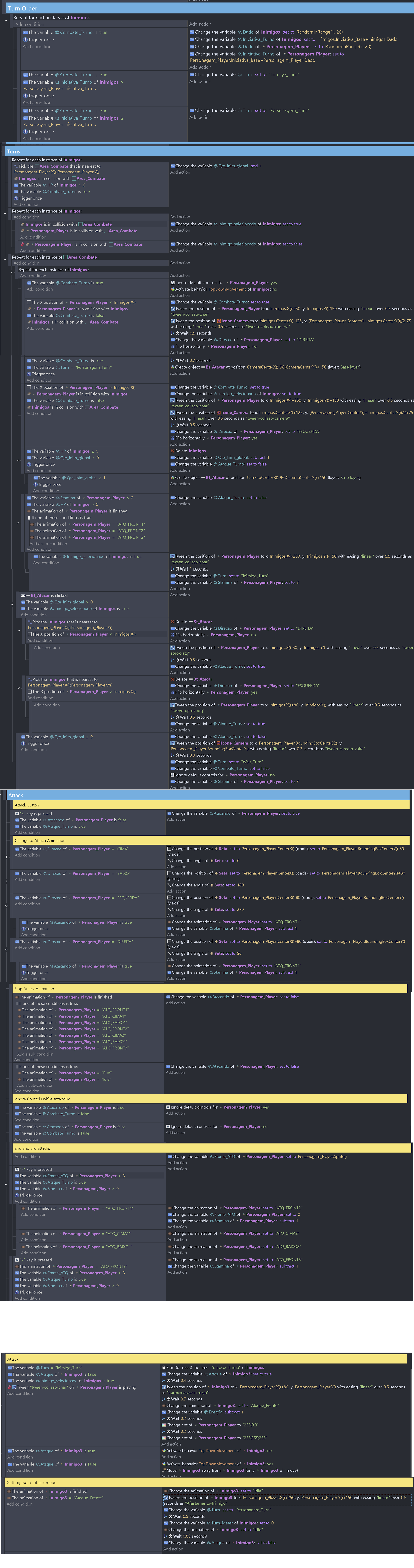 Turn-based RPG with multiple enemies - How do I...? - GDevelop Forum