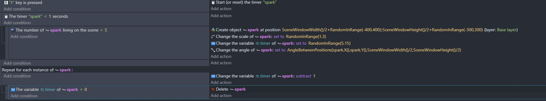 Electricity effect in gdevelop - How do I...? - GDevelop Forum