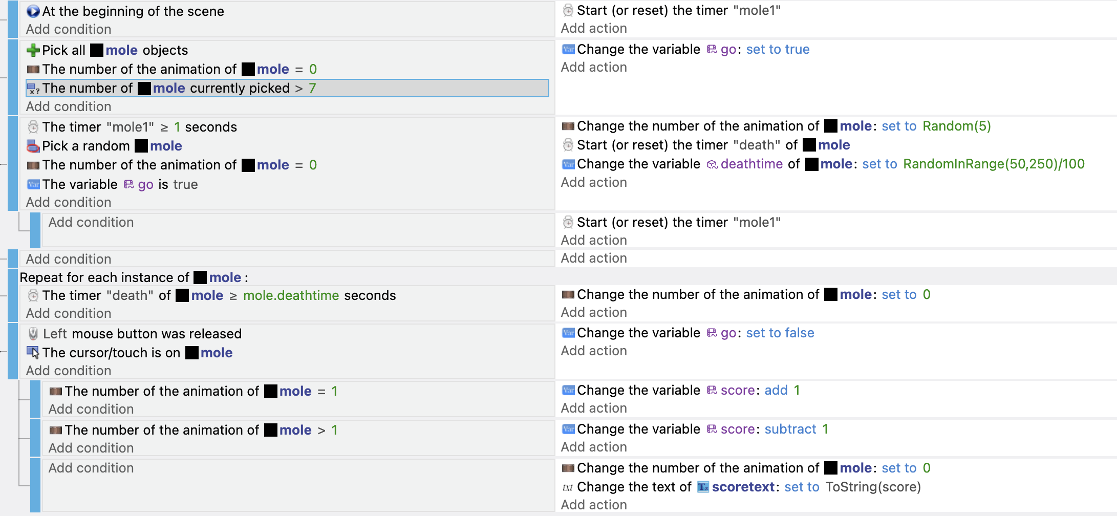 Whack a mole, How? - How do I...? - GDevelop Forum