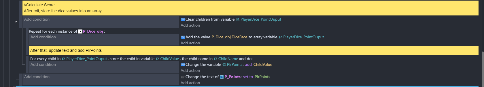 The “Repeat for each instance” block appears to iterate twice as many ...