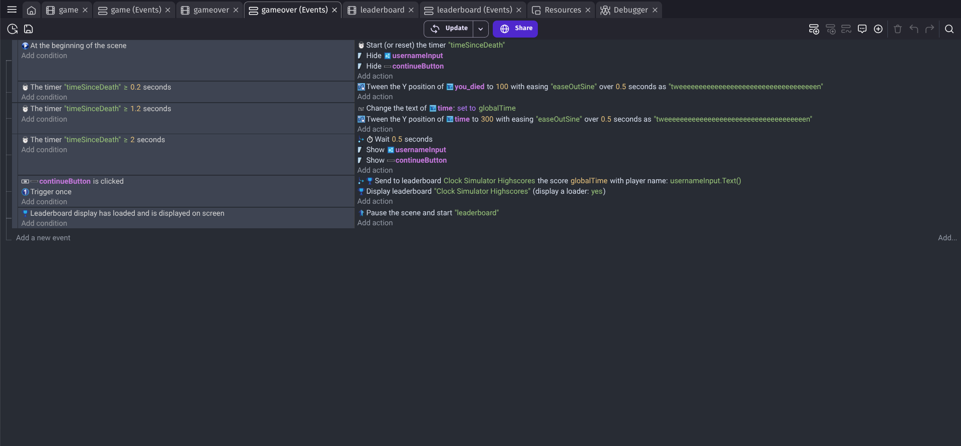 [solved] Leaderboard errors - How do I...? - GDevelop Forum