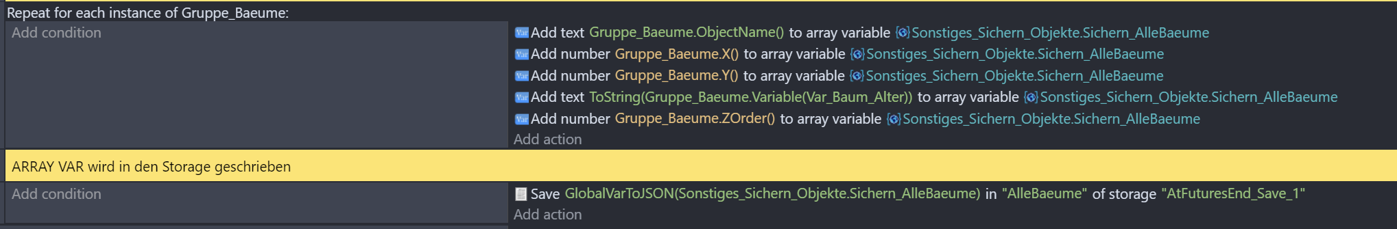 [Solved] Save/Load Linked Objects? - How do I...? - GDevelop Forum
