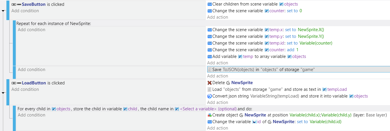 Save system for all objects in the scene - How do I...? - GDevelop Forum