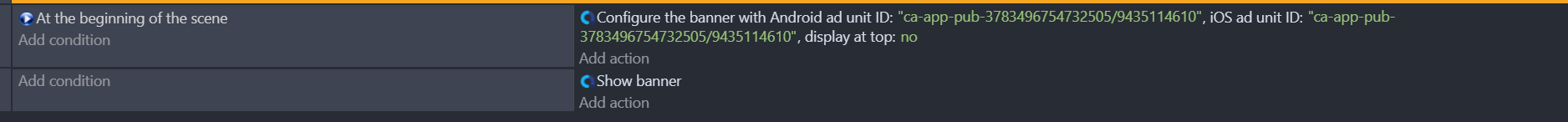 AdMob Banner mobile game - How do I...? - GDevelop Forum
